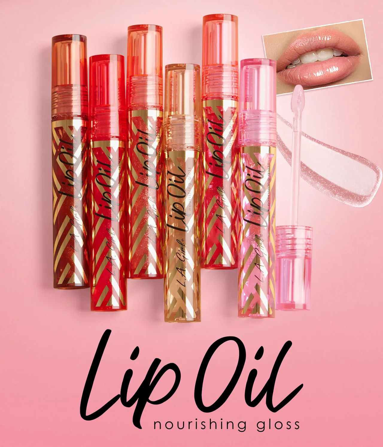 Lip Oil Nourishing Gloss- 6 color