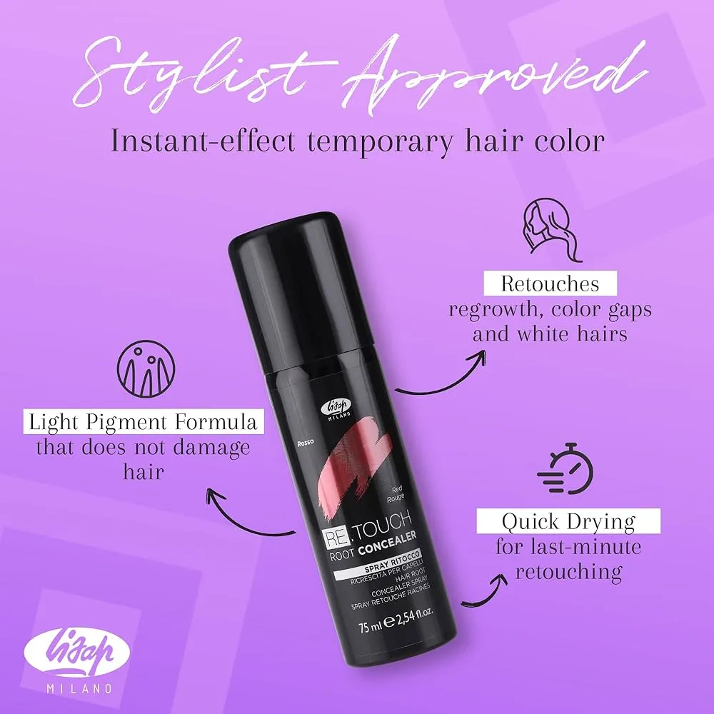 LISAP RETOUCH ROOT SPRAY BROWN 2.54 OZ