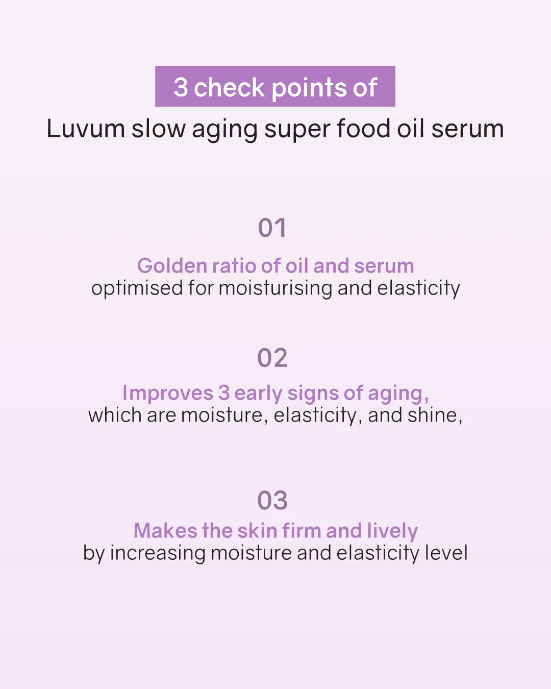 Luvum Slow Aging Superfood Oil Serum