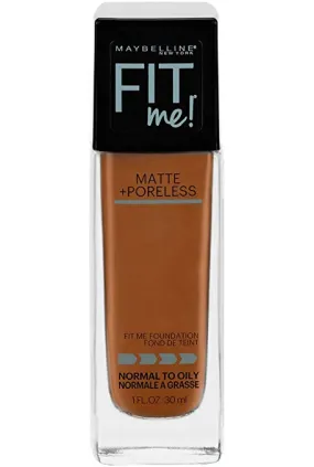 MAYBELLINE - Fit Me Matte   Poreless Foundation Warm Coconut - 1 fl oz (30 ml)