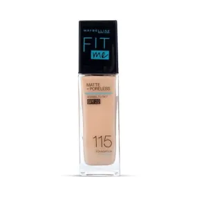 Maybelline New Fit Me Matte   Poreless Liquid Foundation SPF 22 - 115 Ivory