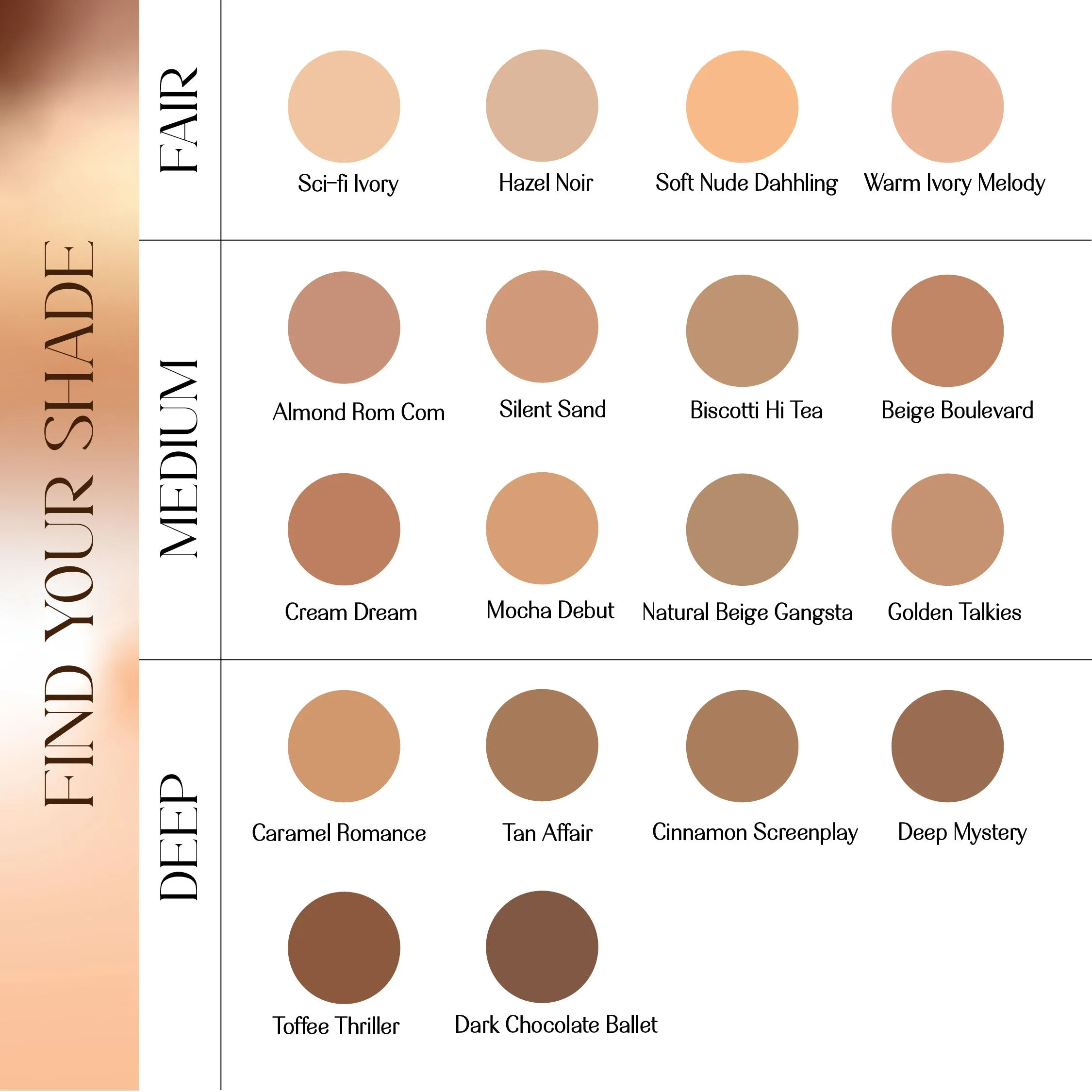 Natural Beige Gangsta- Lights Camera Foundation  4K Matte Finish