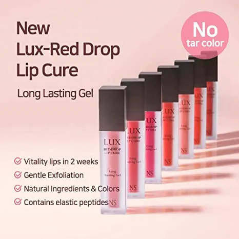 Natural Shine New LUX REDDROP LIP CURE Long Lasting Gel