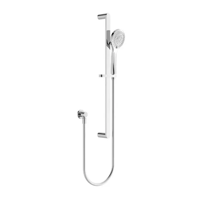 Nero Ecco Shower Rail With Air Shower Chrome