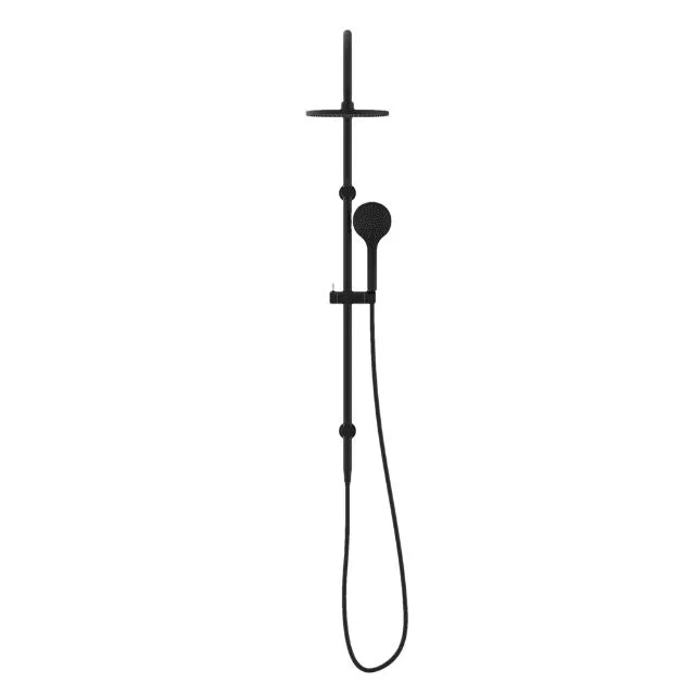 Nero Mecca Twin Shower With Air Shower - Matte Black