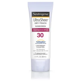 Neutrogena Ultra Sheer Dry-touch Sunscreen, SPF 30, 3 Fl Oz