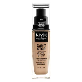 NYX - Can't Stop Won't Stop 24HR Full Coverage Foundation Buff - 1 fl oz (30 ml)