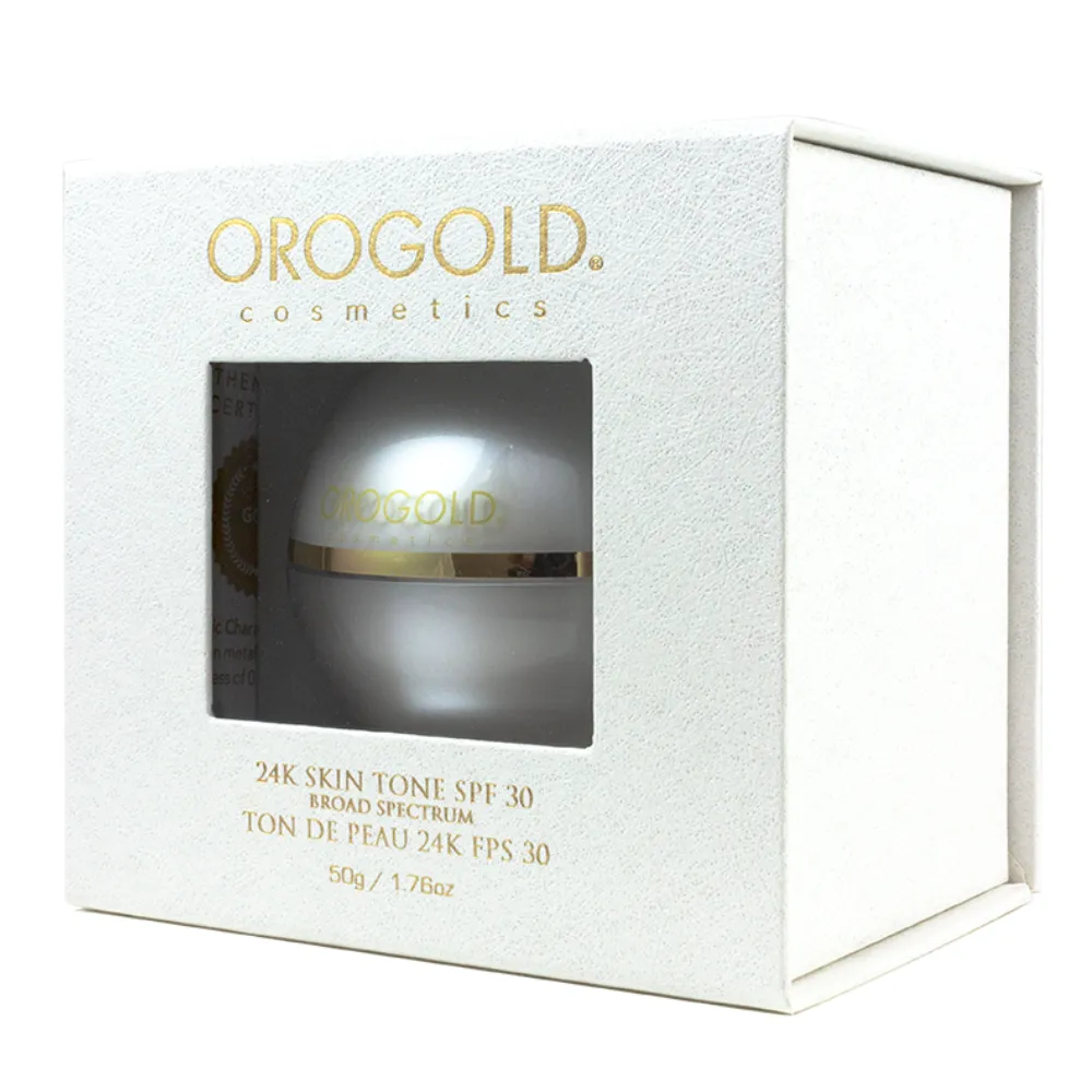 Orogold Cosmetics White Gold 24K Skin Tone SPF 30 50g