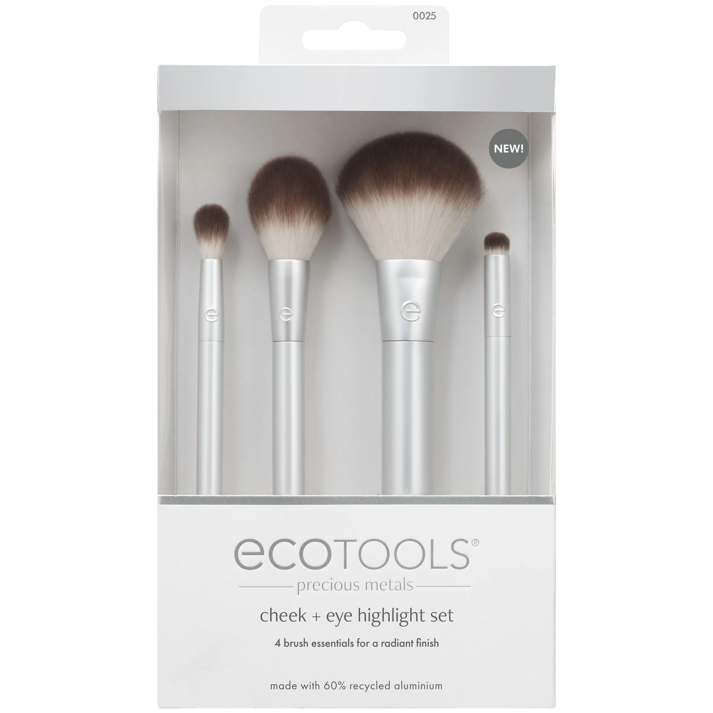 Precious Metals Cheek   Eye Highlight Makeup Brush Set