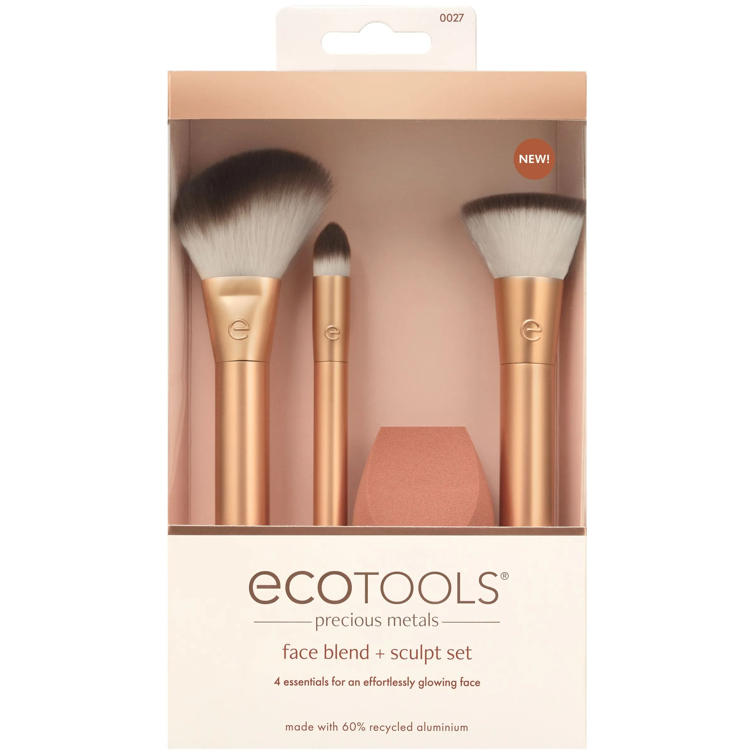 Precious Metals Face Blend   Sculpt Makeup Brush Set