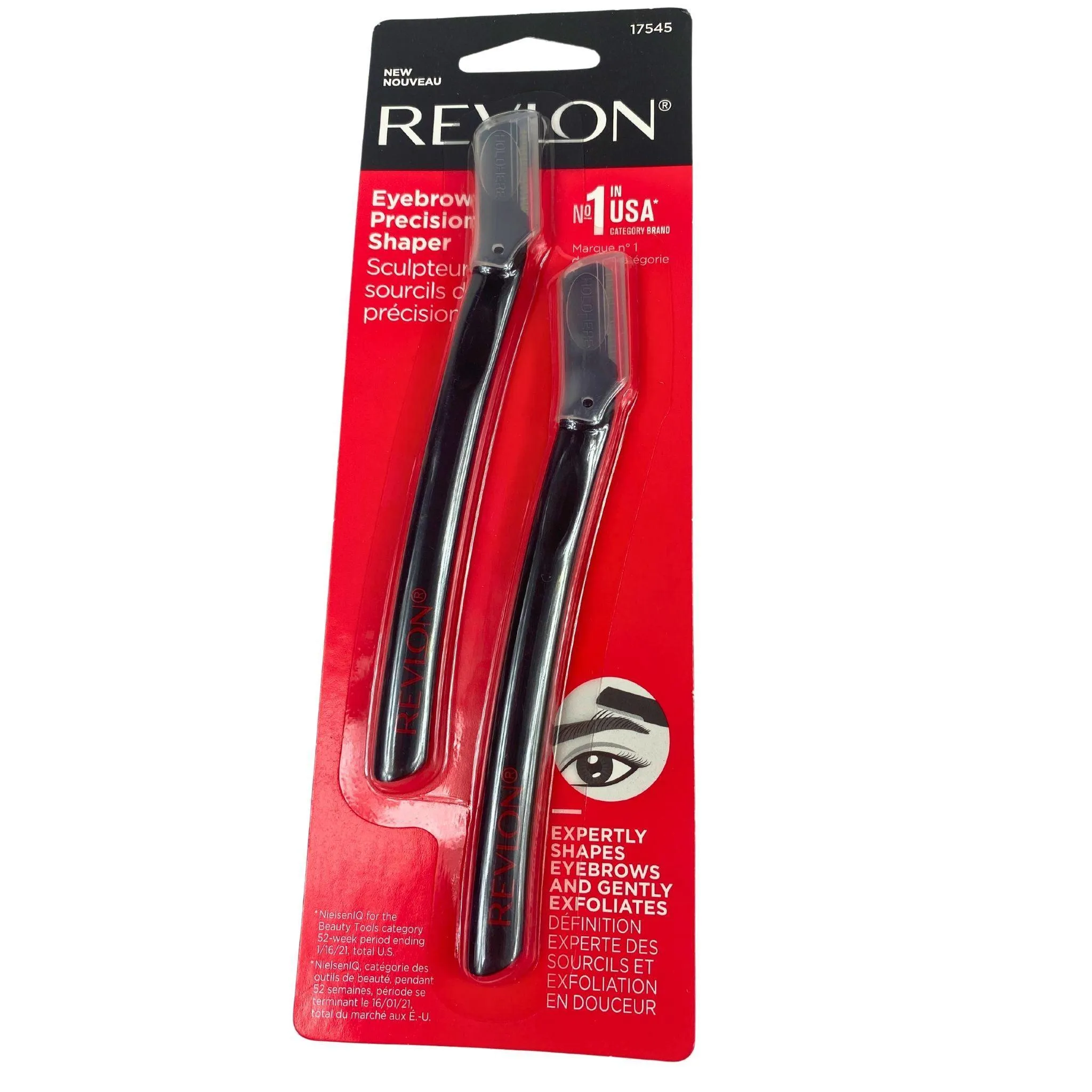 Revlon Eyebrow Precision Shaper 2 Ct 17545 (50 Pcs Lot)