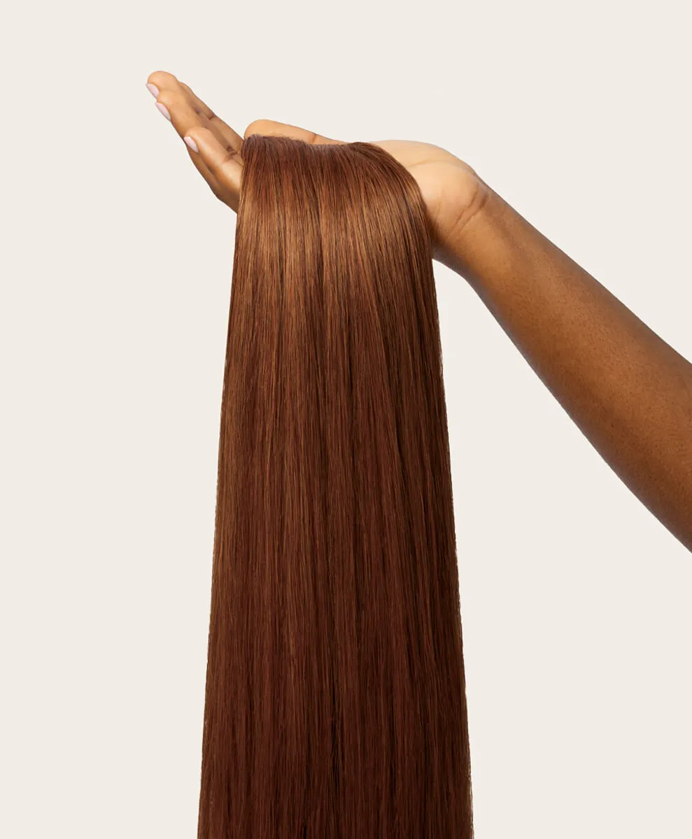 Rich Auburn, 20" Volumiser Quad Clip-In Weft, M30/130 | 45g