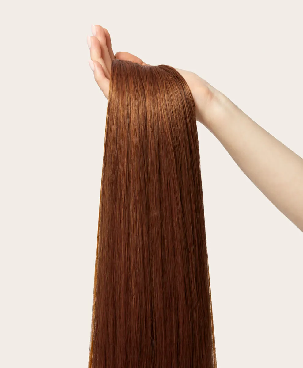 Rich Auburn, 20" Volumiser Quad Clip-In Weft, M30/130 | 45g