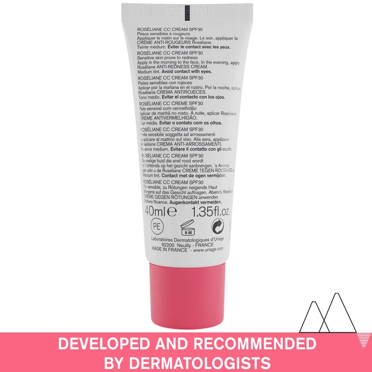 Roséliane CC Cream SPF30 - Sensitive Skin Prone to Redness