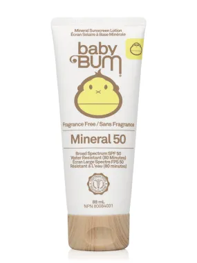 SPF 50 Baby Bum Mineral Sunscreen Lotion