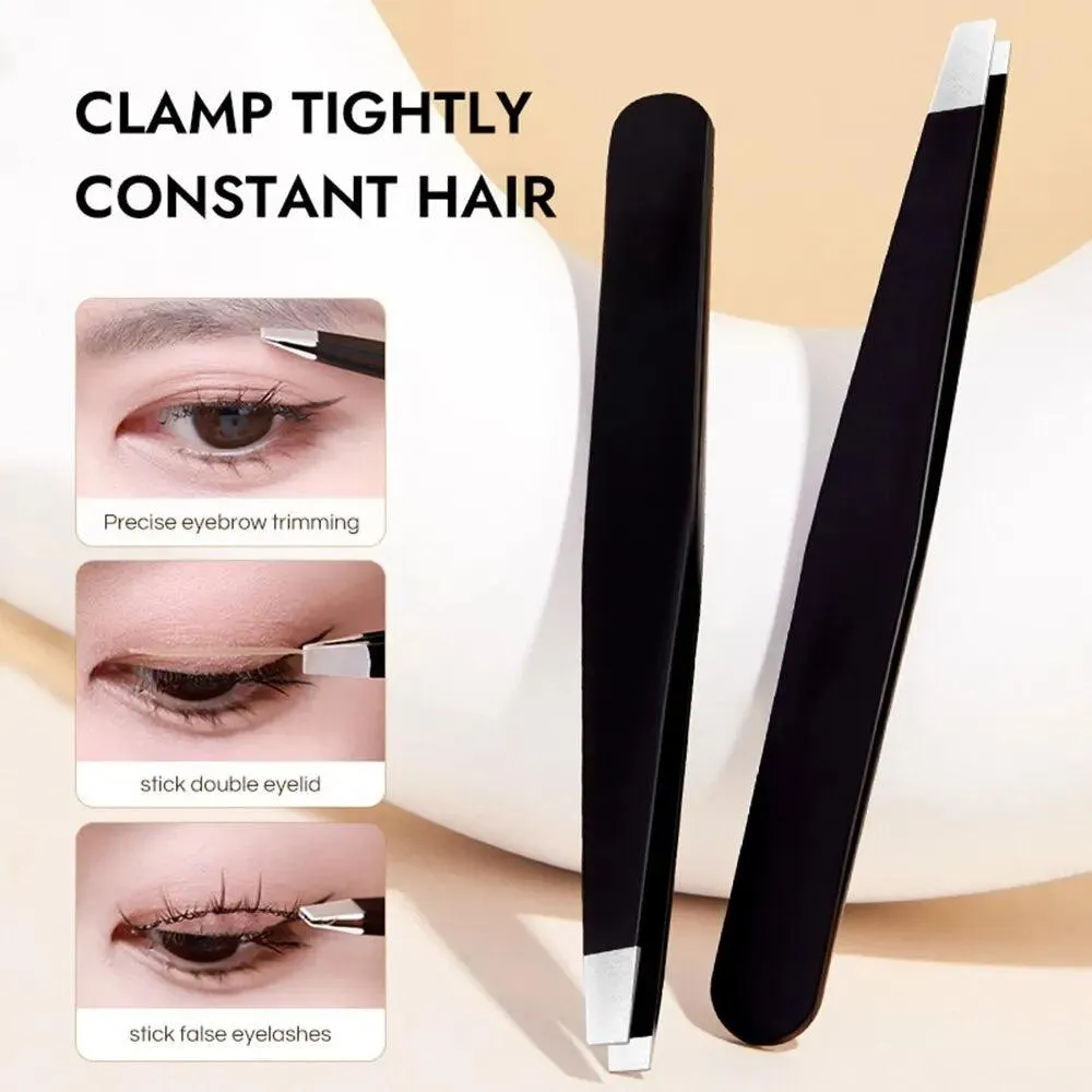 Stainless Steel Eyebrow Tweezer Set: Ultimate Brow Grooming Solution