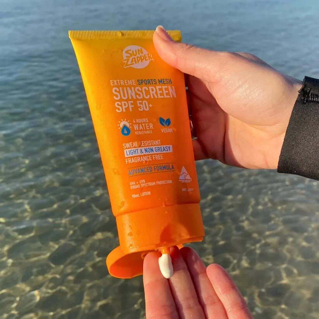 Sun Zapper Sports Mesh Extreme 4Hrs Waterproof Sunscreen - Clear