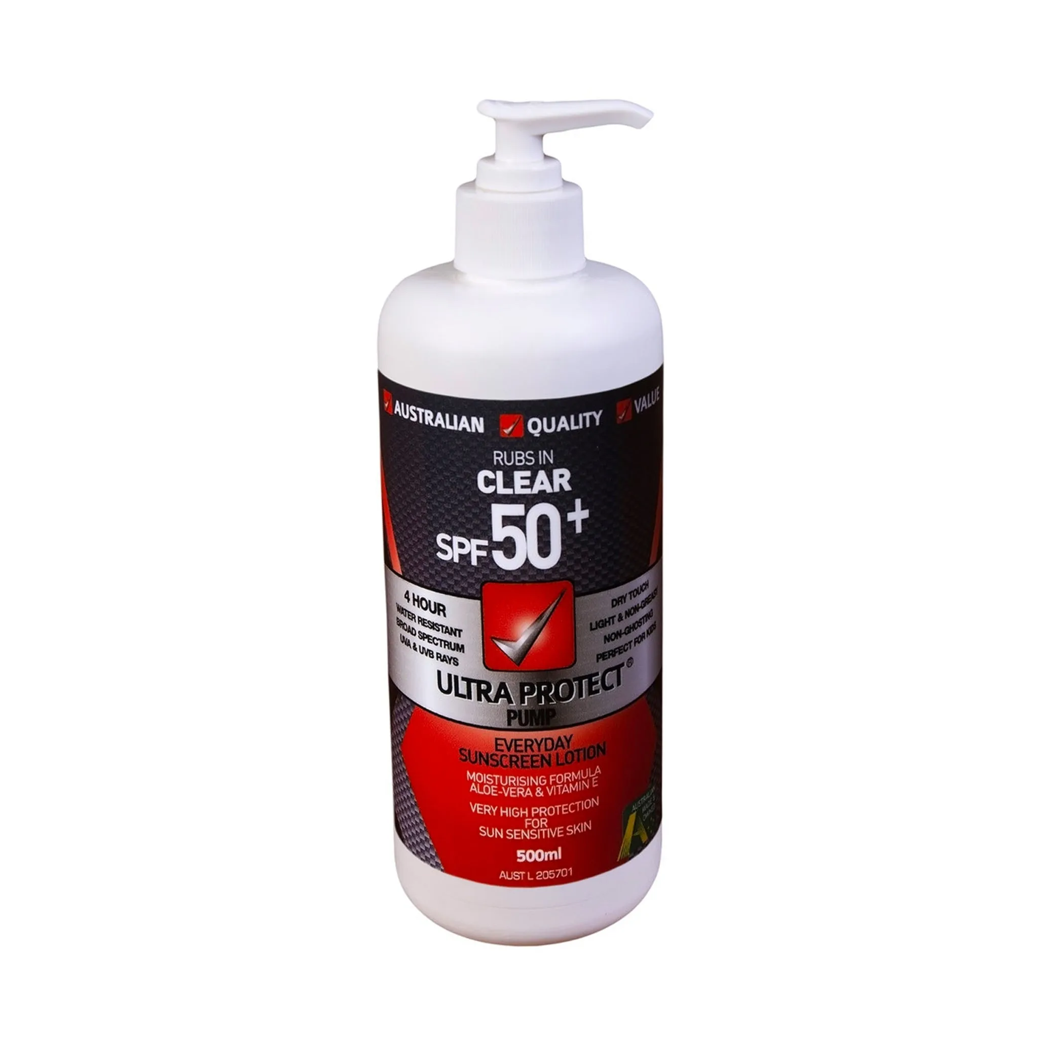 ULTRA PROTECT SPF50  SUNSCREEN - 500ML PUMP