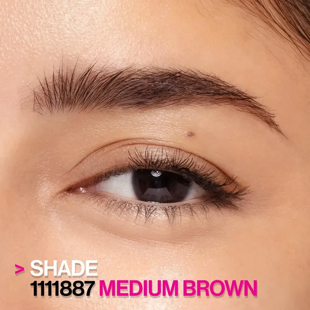 wet n wild Brow-Sessive Brow Pencil 9g- Medium Brown, Dual-Ended Eyebrow Pencil with Spoolie Brush for Thin and Thick Eyebrows, Natural Look Formula, Buildable Color Definition