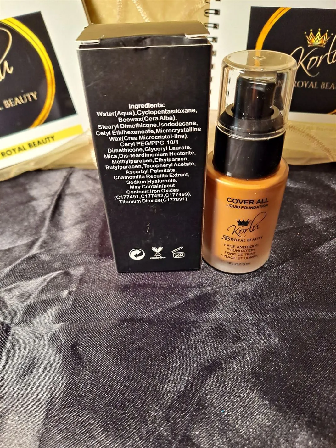 Women KRB's liquid matte foundation